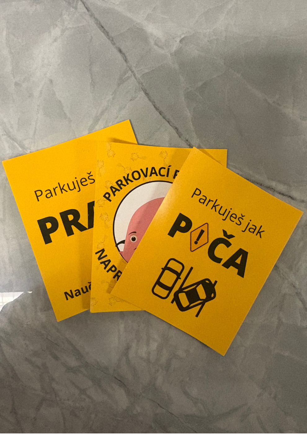 Balíček parkovacích samolepek