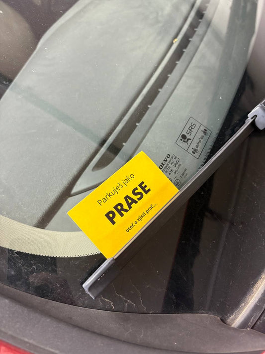 Parkuješ jako PRASE