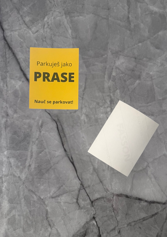 Samolepka „Parkuješ jako PRASE“
