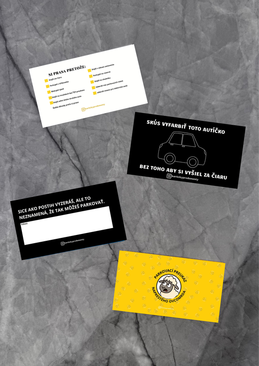 🇸🇰Slovenský Balíček Parkovacích Kariet
